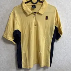NIKE ポロシャツ　ロゴ　イエロー　カジュアル　スポーツ　フィットネス　半袖