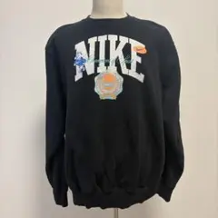 NIKE クルーネック 裏起毛 フリース スウェット 黒 XXL ユニセックスのサムネイル