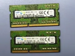 値下げSamsung DDR3 4GB PC3-12800S メモリ 2枚セット - メルカリ