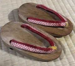 訳あり 七五三 子供用ぽっくり下駄 約14cm こっぽり お正月 レトロ