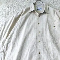 90s goouch dead stock cotton shirt beigeのサムネイル