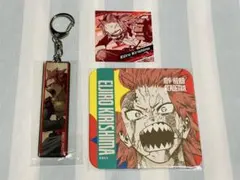 切島鋭児郎 メタルキーホルダー アートコースター スクエアステッカー