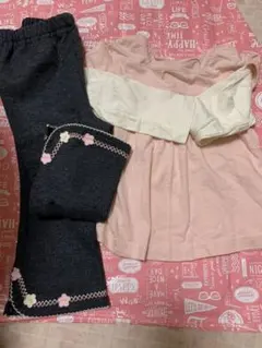 90cm女の子 長袖・長ズボン