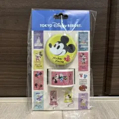 ディズニー　缶ケース付きロールシール