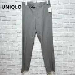 【ユニクロ】 スラックス 76×76 グレー スリムフィット ノータック メンズのサムネイル