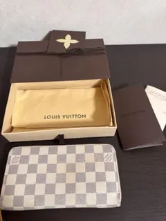 LOUIS VUITTONヴィトン ダミエ・アズール ジッピーウォレット 長財布