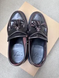 Dr. Martens バーガンディ Adrian タッセルローファー