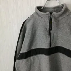 トミーヒルフィガー　フリースジャケット　ハーフジップ　メンズ