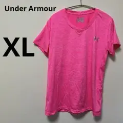 ピンク Tシャツ XL 半袖 アンダーアーマー