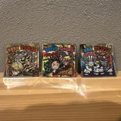 鬼滅の刃マンチョコ　無限城編　ビックリマンシール 3枚セット