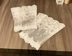 【ワタベウェディング】ブライダルグローブ チュールレース フィンガーレス