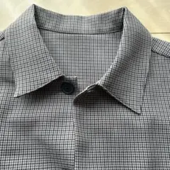 GU チェック柄シャツジャケット