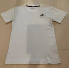 lotto ホワイト Tシャツ　サイズ140 DEEP　DRY　UVカットロット