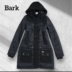 美品　バーク　サーモア 中綿ジャケット ニット切替　フード　洗える　イタリア製