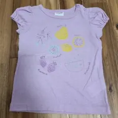 Seraph フルーツ柄 Tシャツ パープル 95cmのサムネイル