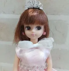 お姫様リカちゃん 創作タカラタグ ピンクドレス　衣装、小物付き
