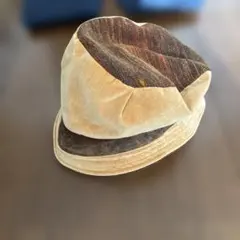 バケットハット ベージュとブラウン