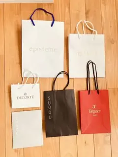 【人気デパート❗️】★ショッピングバッグ・袋6枚セット☆