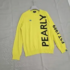 美品【PEARLY GATES】クルーネック セーター メンズサイズ4