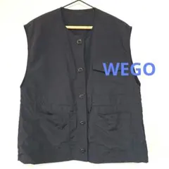 WEGO　ウィゴー　ナイロンベスト　ブラック　レディースのサムネイル