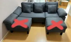 IKEA き*様 FRIHETEN IKEA - L字型ソファベッド（カウチソファベッド）の通販 対面受取 収納付き L字型レザーソファベッド その他