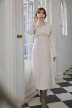 Herlipto Elsie Twist-Front Dress