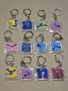 パペットスンスン ナンバー アクリルキーホルダー　前半後半　全12種セット