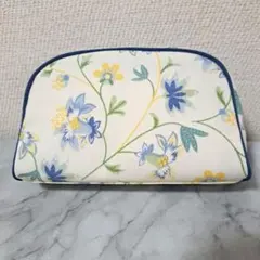 花柄ラウンド型ポーチ