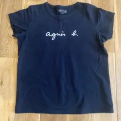 agnis b. ブラック 半袖Tシャツ サイズ2