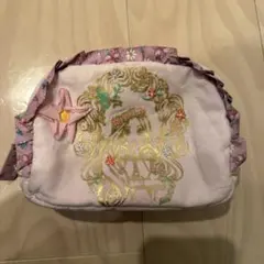 ラプンツェル フリル付きポーチ トートバッグ 東京ディズニーリゾート