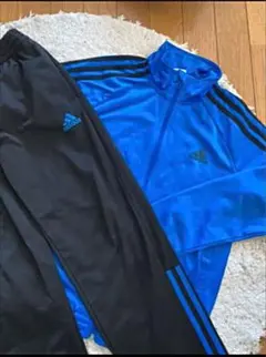 adidas アディダス ジャージ 上下 セットアップ ブルー 150