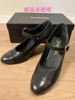 【新品未使用】CHANEL パンプス ブラック　37サイズのサムネイル