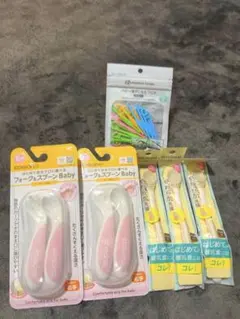 エジソンママ フォーク＆スプーン ベビー用デンタルフロス セット