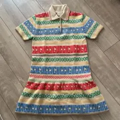 【未使用】GUCCI 半袖ニットワンピース