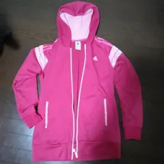 adidas フード付きジャージ Lサイズ ピンク