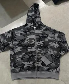 迷彩ジップパーカー パーカー