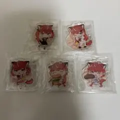 赤見かるびくじ 夜よいち仕立て B賞 アクリルスタンド 缶バッジ 新品未