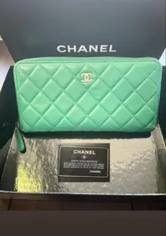 2026年最新】シャネル財布グリーンの人気アイテム - メルカリ