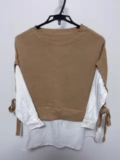 ベスト付きシャツ