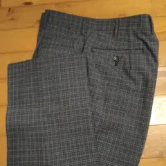 EAST BOY チェック柄 ストレートパンツ　夏服スラックス　学生
