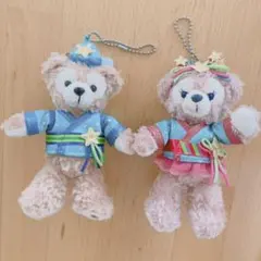 ダッフィー＆シェリーメイ 七夕ぬいぐるみバッジ