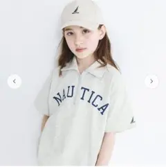 nautica ハーフジップ半袖Tシャツ L 150 ノーティカbranshesのサムネイル
