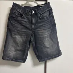ZARA ダークグレー デニムショートパンツ EU38