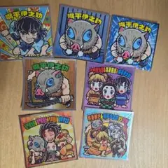 鬼滅の刃　ビックリマンチョコシール　嘴平伊之助　6枚