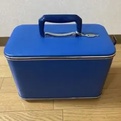 【美品】昭和レトロな化粧箱〜メイクボックス〜ブルー