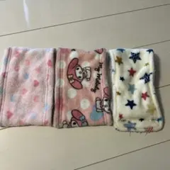 フリース素材　ネックウォーマー　3個セット