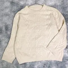giridoll セーター　ニット　アイボリー　厚手　秋冬　レディース