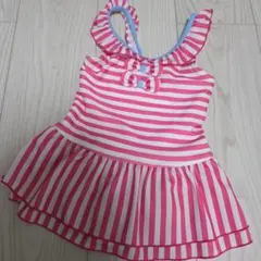 女の子用ワンピース水着 110cm ピンク