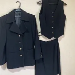 レディース　CIV ブラックスーツ 3点セット　9号