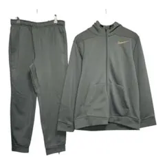 NIKE ナイキ ジャージセットアップ スウォッシュプリントロゴ グレー